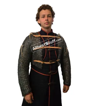 Titanium Full Flat Pin Riveted Chainmail Voider Closed